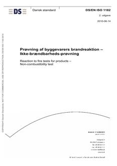 DANSK DS/EN ISO 1182