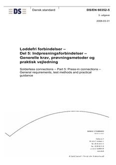 DANSK DS/EN 60352-5