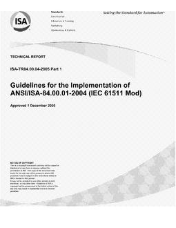 ISA TR84.00.04 PART 1