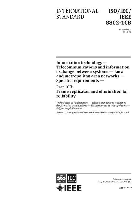 IEEE/ISO/IEC 8802-1CB-2019