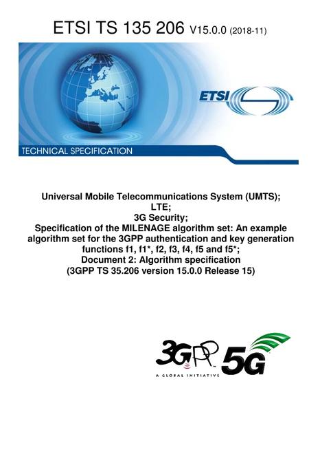 ETSI TS 135 206