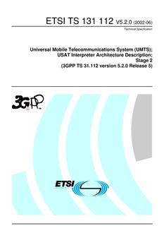ETSI TS 131 112