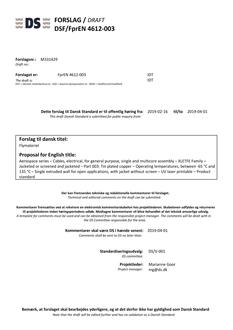 DANSK DSF/FPREN 4612-003