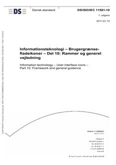 DANSK DS/ISO/IEC 11581-10