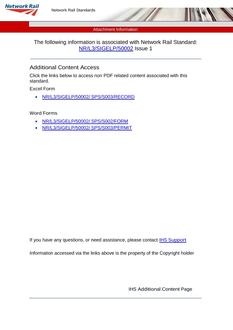 NR NR/L3/SIGELP/50002 ISSUE 1