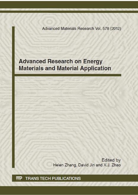 Advanced Research on Energy Materials and Material Application