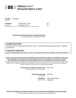 DANSK DSF/FPREN 62933-2-1
