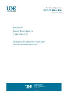 AENOR UNE-EN ISO 4506