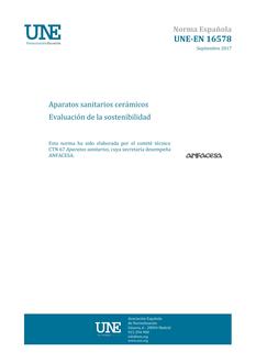 AENOR UNE-EN 16578