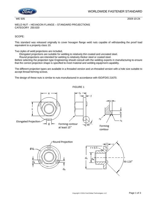 FORD WE 505
