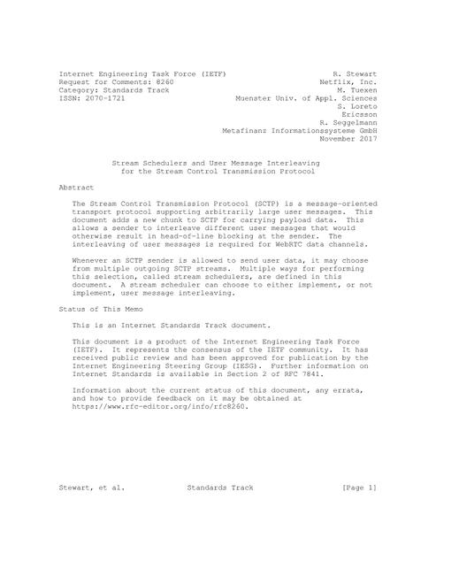 IETF RFC 8260