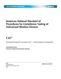 IEEE/ANSI C63.10-2013