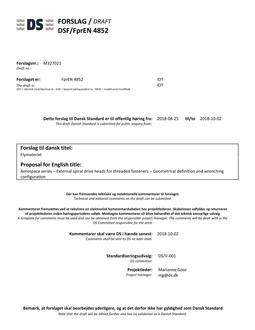 DANSK DSF/FPREN 4852