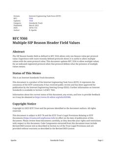 IETF RFC 9366