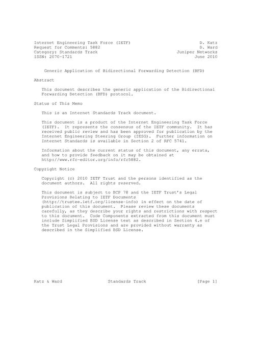 IETF RFC 5882