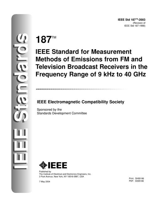 IEEE 187-2003