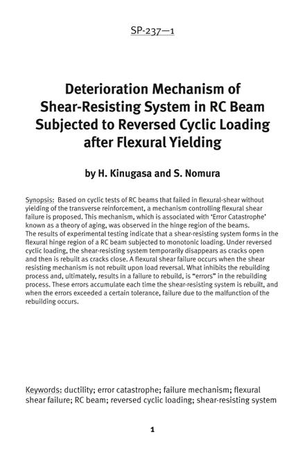 Finite Element Analysis of Reinforced Concrete Structures