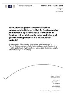 DANSK DS/EN ISO 16558-1