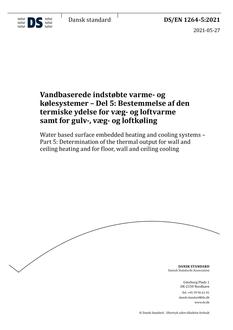 DANSK DS/EN 1264-5