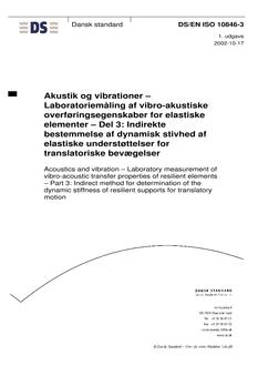 DANSK DS/EN ISO 10846-3