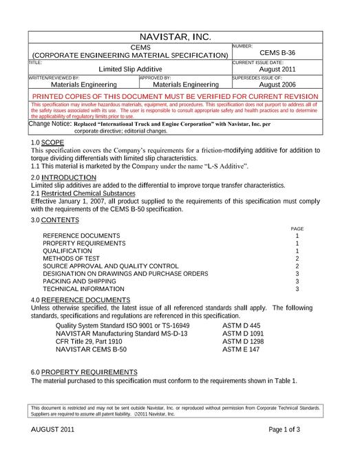 INTERN CEMS B-36