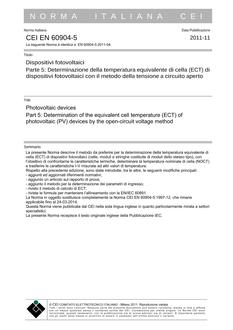 CEI EN 60904-5