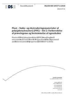 DANSK DS/EN ISO 20557-2
