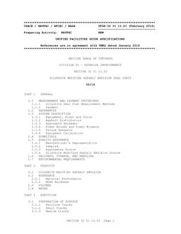 NAVY UFGS-32 01 13.63