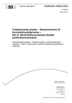 DANSK DS/EN ISO 12460-5