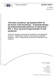 DANSK DS/ISO 10542-1