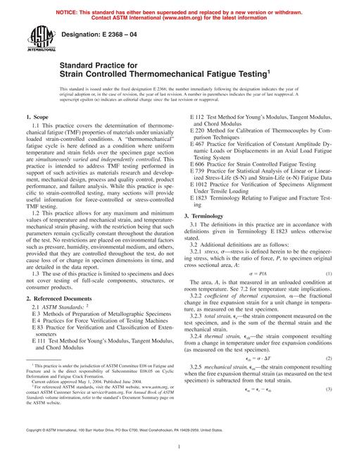 ASTM E2368-04