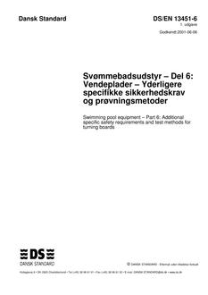 DANSK DS/EN 13451-6