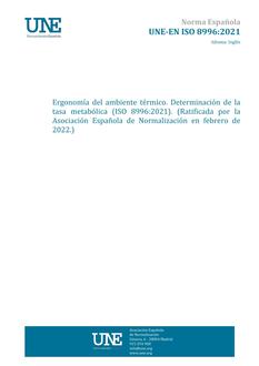 AENOR UNE-EN ISO 8996