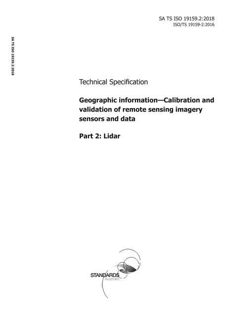SA TS ISO 19159.2:2018