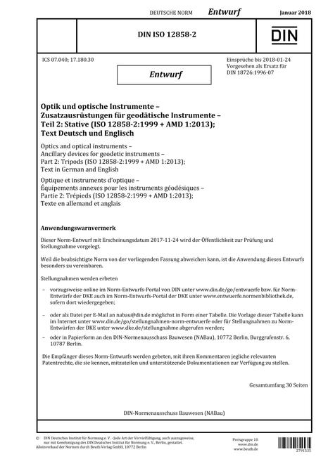 DIN ISO 12858-2 - DRAFT