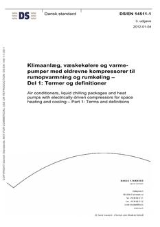 DANSK DS/EN 14511-1