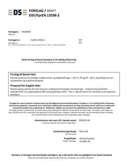DANSK DSF/FPREN 13598-2