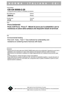CEI EN 60068-2-20