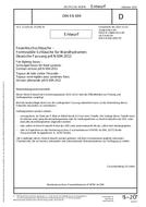 DIN EN 694 - DRAFT