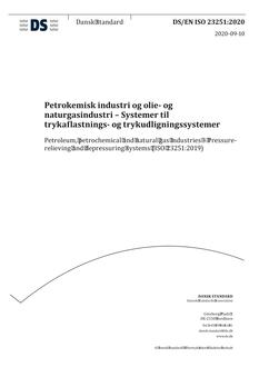 DANSK DS/EN ISO 23251