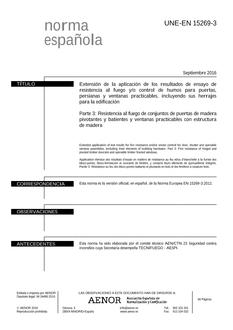 AENOR UNE-EN 15269-3