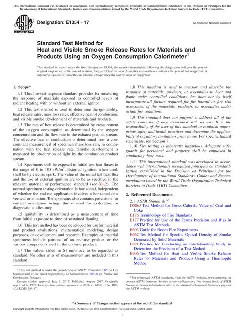 ASTM E1354-17