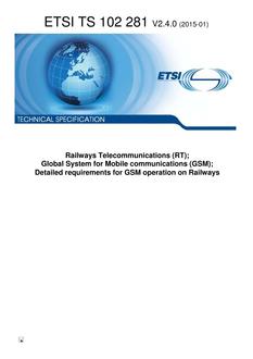 ETSI TS 102 281