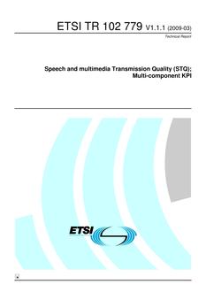 ETSI TR 102 779