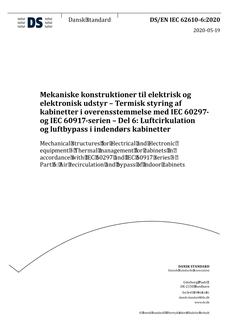 DANSK DS/EN IEC 62610-6