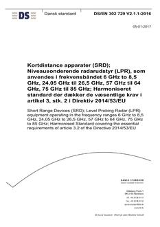 DANSK DS/EN 302 729 V2.1.1