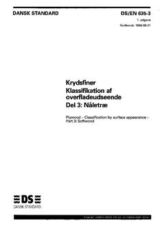 DANSK DS/EN 635-3