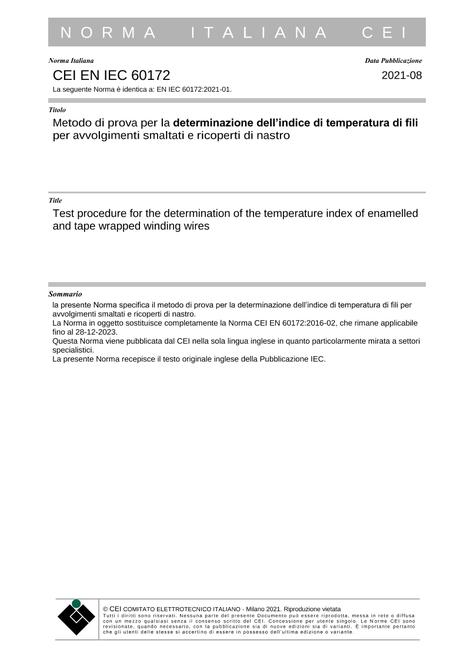 CEI EN IEC 60172
