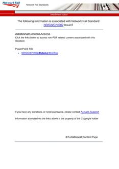 NR NR/GN/CIV/002 ISSUE 6