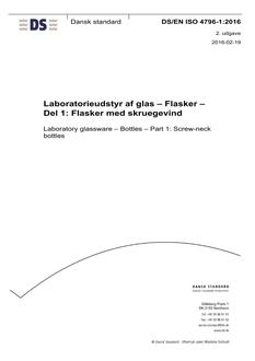 DANSK DS/EN ISO 4796-1